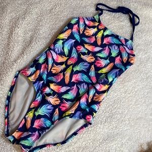 💕 Preloved SO Girls One-Piece Bathing Suit Size 7/8